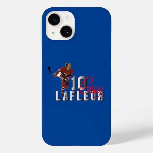 Coques Case-Mate iPhone Guy Lafleur Légende du hockey sur glace (Verso)