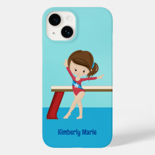 Coque Pour iPhone 14 Gymnastique mignonne fille Gymnaste personnalisée 