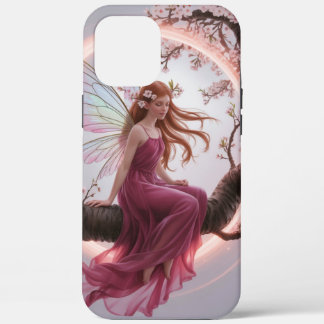 Case-Mate iPhone Case Hada mágica entre flores de cerezo – Ilustración d