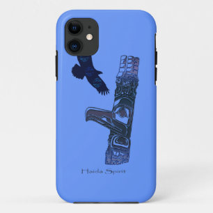 Coque Case-Mate Pour iPhone Haida Eagle & Totem Pole Art autochtone