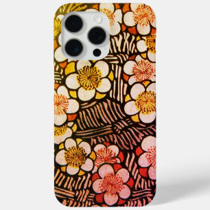 COQUE iPhone 15 PRO MAX HAIKU / FLEURS DE PRINTEMPS JAUNES BLANCS