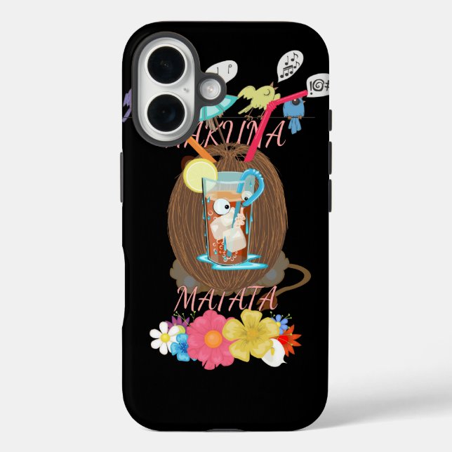 Coques Case-Mate iPhone Hakuna Matata Horaire d'été (Verso)
