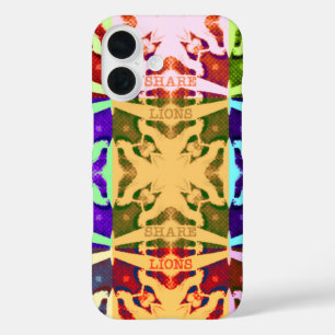 Coques iPhone 16 Hakuna Matata lions cadeau