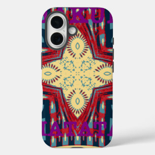 Coques iPhone 16 Hakuna Matata Texte Hope Art Abstrait Design d'imp