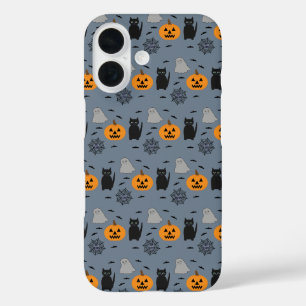 Coques iPhone 16 Halloween amusant et fantaisiste