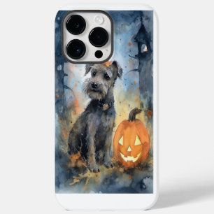 Coque Pour Pour iPhone 14 Pro Max Halloween Chesapeake Bay Terrier Avec Citrouilles