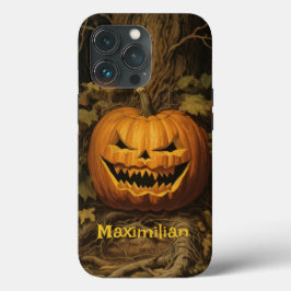 Case-Mate iPhone Case Halloween du Citrouille de broyage Votre nom perso