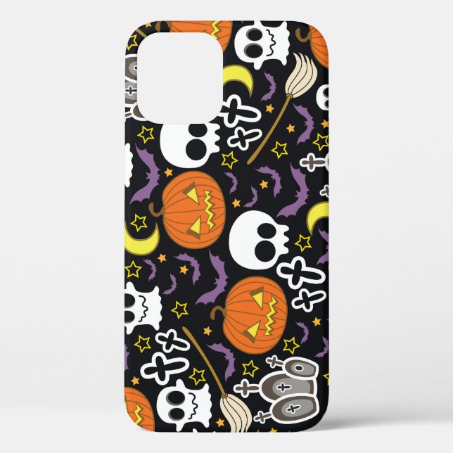 Coques Case-Mate iPhone Halloween éffrayant : Conception Arrière - plan à  (Verso)