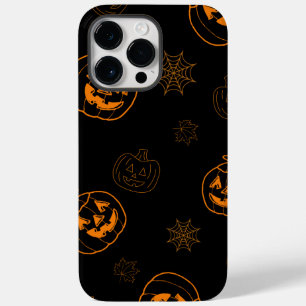 Coque Pour Pour iPhone 14 Pro Max Halloween Éffrayant orange