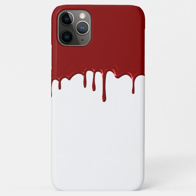 Coques Case-Mate iPhone Halloween Effrayant sang rouge gouttes sanglantes (Dos)