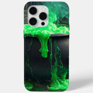 Coque iPhone 15 Pro Max Halloween en cauldron de sorcière bouillonnante