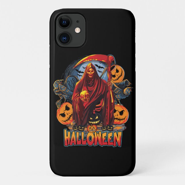 Coques Case-Mate iPhone Halloween Evil skeleton (Dos)