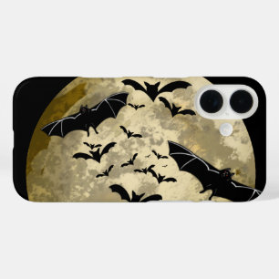 Coques iPhone 16 Halloween Pleine lune De Récolte Et Bateaux De Vol