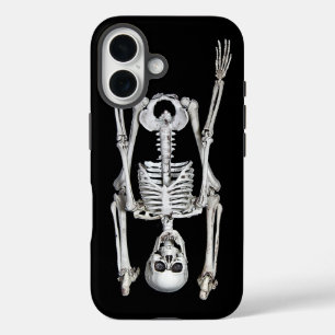 Coques iPhone 16 Halloween Skeleton Headstand