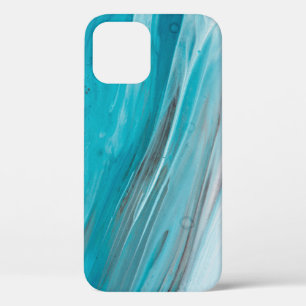 Case-Mate iPhone Case Hand drawn gouache painting. Abstract art backgrou