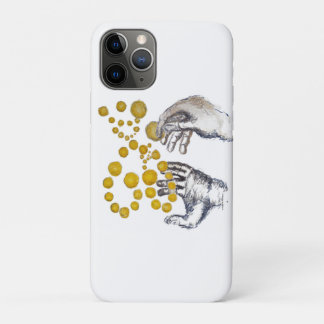 Case-Mate iPhone Case Hands Outstretched with Golden Globes