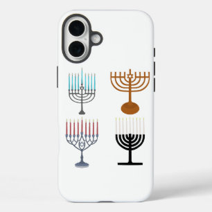 Coques iPhone 16 Plus Hanoukka judaïsme religion juive