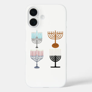Coques iPhone 16 Hanukkah Judaïsme Juif Religion