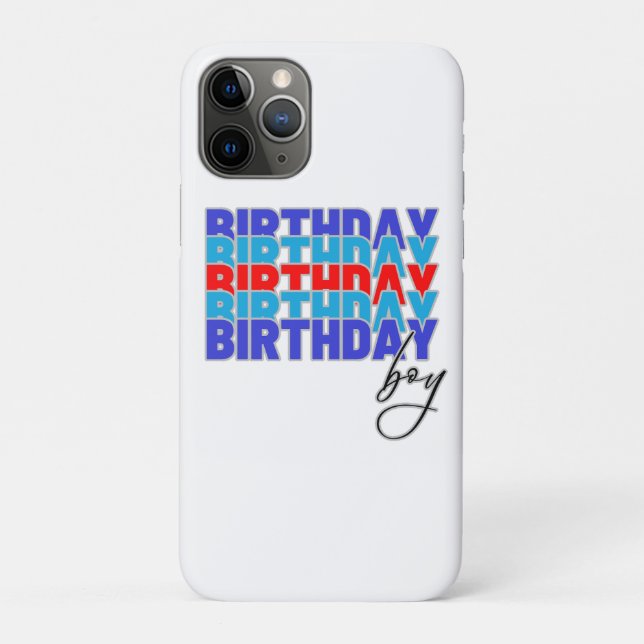 Coques Case-Mate iPhone Happy birthday boy. Celebrating your birthday... (Dos)