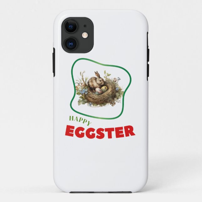 Coques Case-Mate iPhone Happy Eggster - Christianity (Dos)