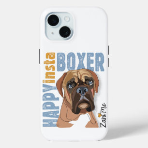 Coque Pour iPhone 15 Happy Insta Boxer - Zani Mo Dog
