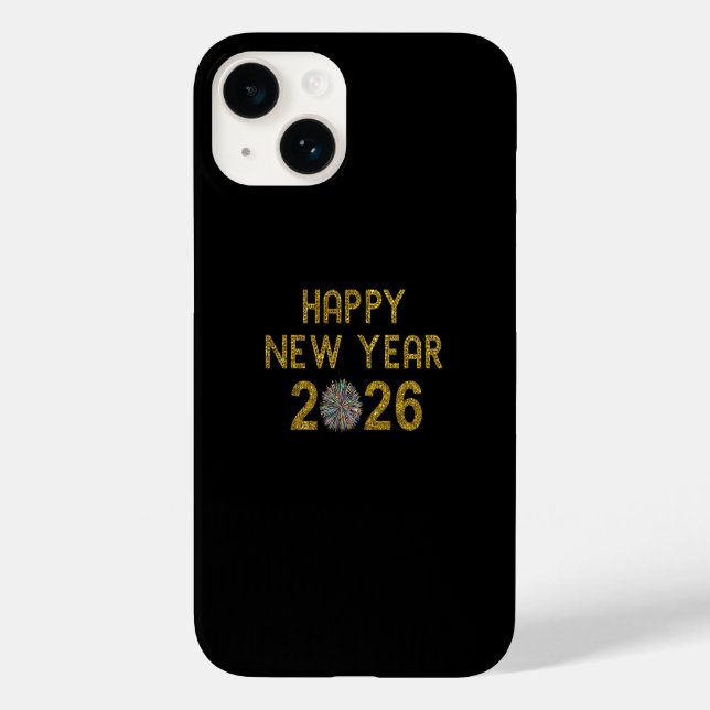 Coques Case-Mate iPhone Happy New Year 2026 (Verso)