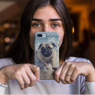Case-Mate iPhone Case Happy Pug à la Plage