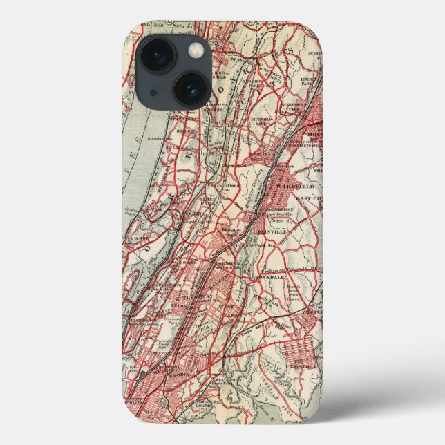 Coques Case-Mate iPhone Harlem, Yonkers, Pelham Manor, New York (Verso)