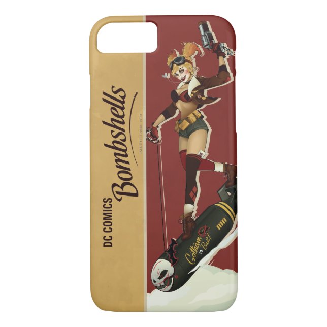Coques Case-Mate iPhone Harley Quinn Bombshells Pinup (Dos)