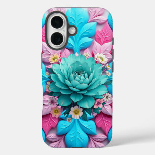 Coques iPhone 16 "Harmonie de la Bleur Bleue"