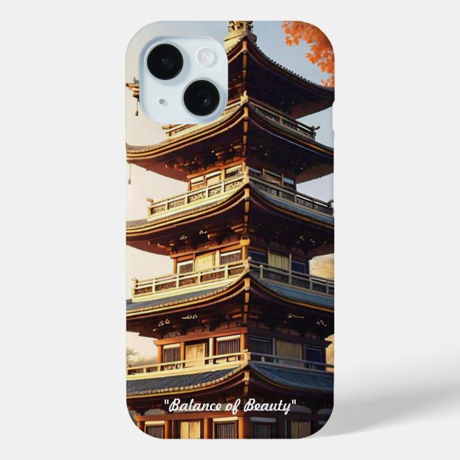 Coques Case-Mate iPhone "Harmonie japonaise" (Verso)