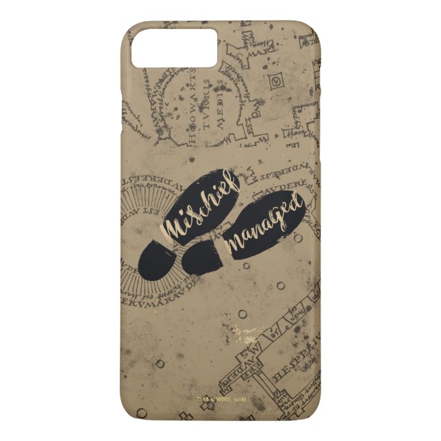 Coques Case-Mate iPhone Harry Potter | MISCHIEF MANAGED™ Mappage Empreinte (Dos)