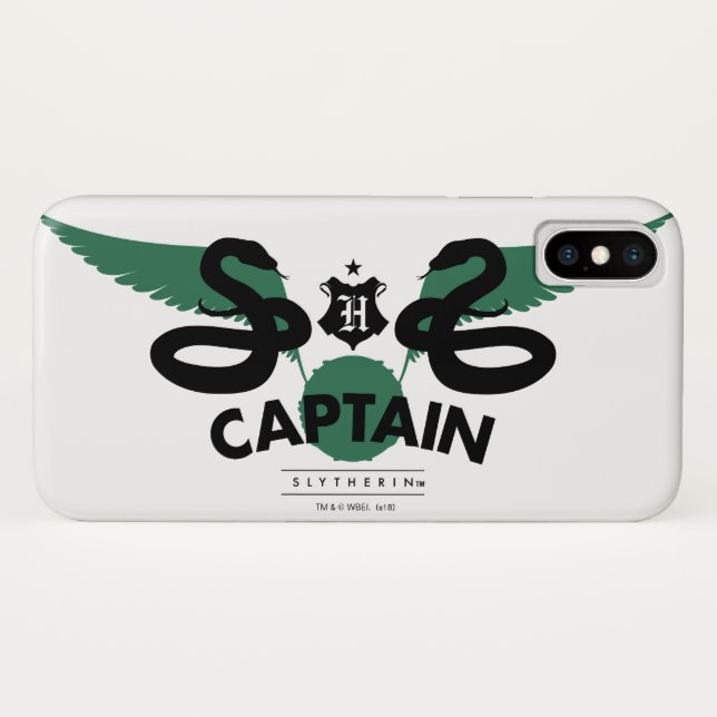 Coques Case-Mate iPhone Harry Potter | SLYTHERIN™ House Quidditch Capitain (Dos (Horizontal))
