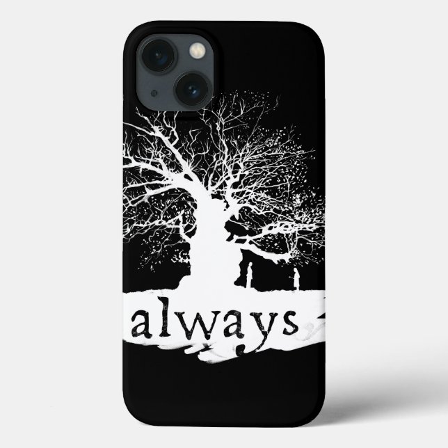 Coques Case-Mate iPhone Harry Potter Spell | Toujours Citer la silhouette (Verso)