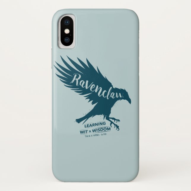 Coques Case-Mate iPhone Harry Potter | Typographie Silhouette RAVENCLAW™ (Dos)