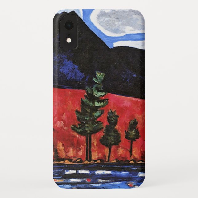 Coques Case-Mate iPhone Hartley - Mont Katahdin, peinture d'art (Dos)
