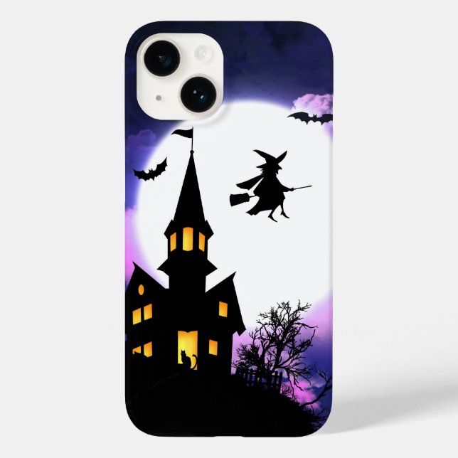 Coques Case-Mate iPhone Hauny Halloween effrayant Maison hantée Happy Hall (Verso)