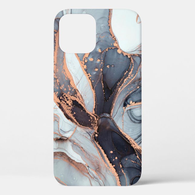 Coques Case-Mate iPhone Haute résolution. Peinture abstraite de luxe (Verso)