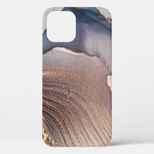 Coques Case-Mate iPhone Haute résolution. Peinture abstraite de luxe (Verso)