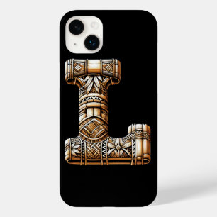 Coque Pour iPhone 14 Plus Hawaïen Polynésien Lettre Aloha L Initiale Personn