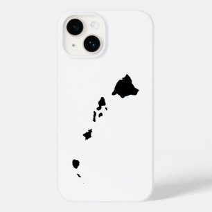 Coques Pour iPhone Hawaii en noir et blanc