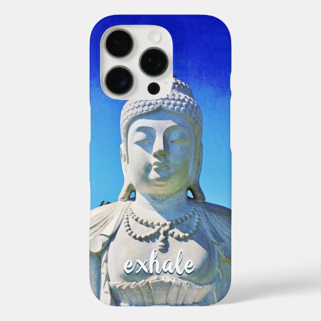 Coques Case-Mate iPhone Hawaii Tropical Buddha Photo Exhale Script élégant (Verso)