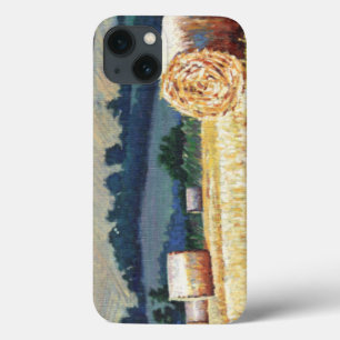 Etui iPhone Case-Mate Haybales on hillside oil on canvas