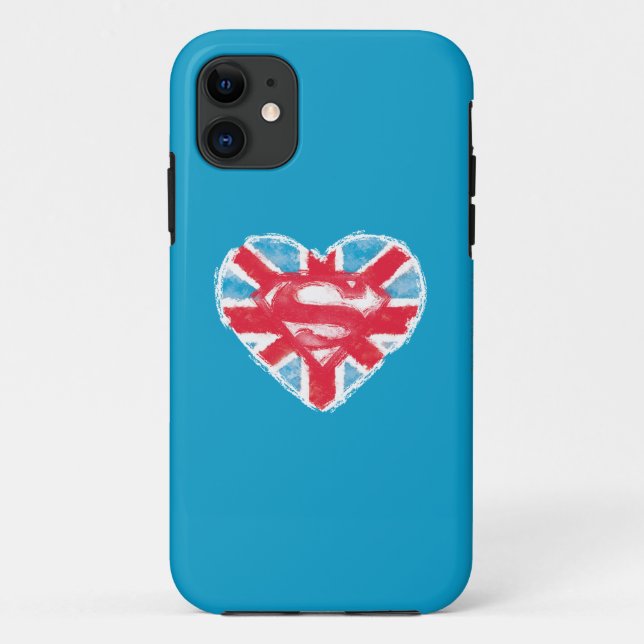 Coques Case-Mate iPhone Heart British S-Shield (Dos)