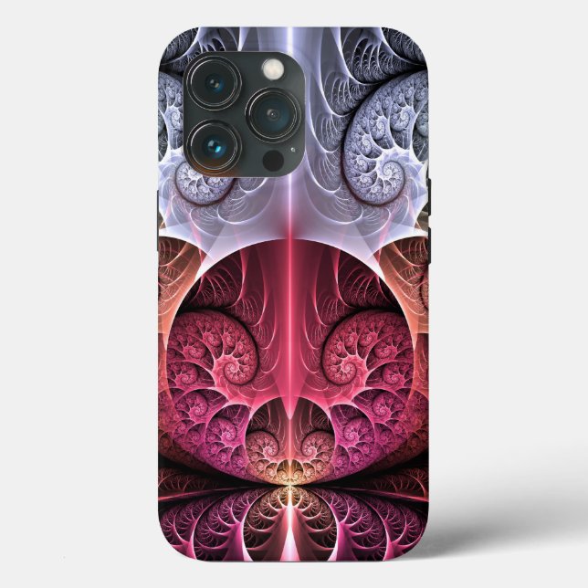 Coques Case-Mate iPhone Heartbeat, Abstrait surreal Imaginaire Fractal Art (Verso)