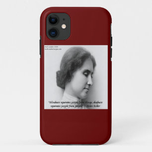 Coque Case-Mate Pour iPhone Helen Keller & sourde/aveugle Citation iPhone 5 Co