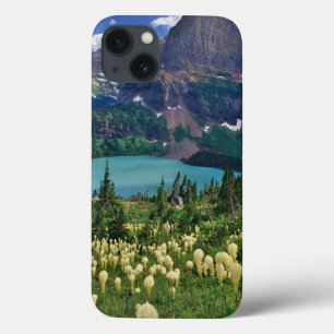 Etui iPhone 13 Herbe d'ours au-dessus du lac Grinnell dans les Ma
