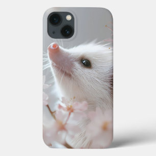 Case-Mate iPhone Case Hérisson adorable parmi les fleurs du printemps