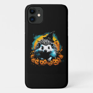 Case-Mate iPhone Case Hérisson d'Halloween et citrouilles mignon