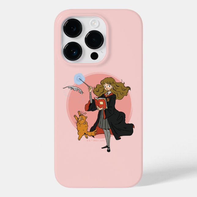 Coques Case-Mate iPhone Hermione et Crookshanks Wingardium Leviosa (Verso)